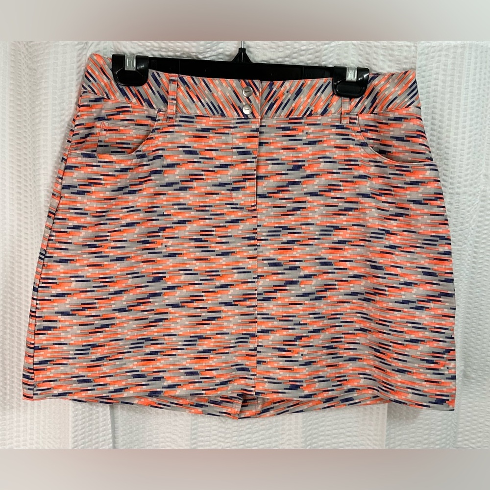 Slazenger Peach and Blue Skort